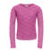 KIDS ONLY GIRL semi-transparante longsleeve - felroze