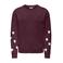 KIDS ONLY GIRL rechtvallende sweater met hartjes - donkerpaars