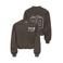 KIDS ONLY GIRL rechtvallende sweater met print - bruin