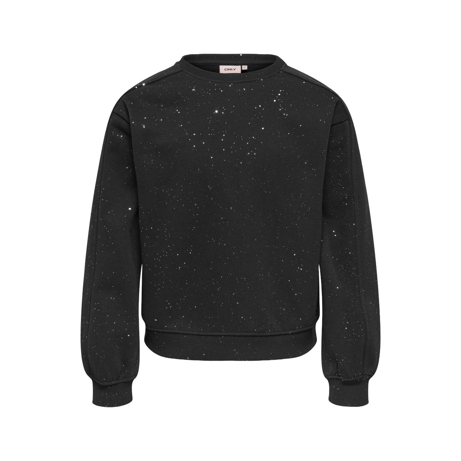 ONLY KIDS GIRL sweater met glitters zwart