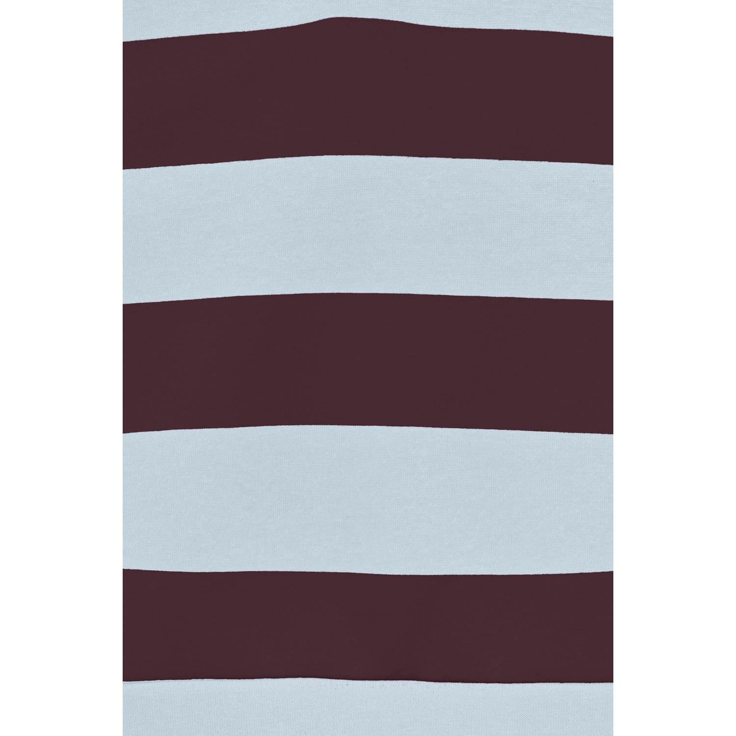 ONLY KIDS GIRL gestreepte sweater lichtblauw aubergine