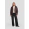 Suncoo faux fur jas - donkerrood