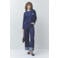 Suncoo gebreid vest met wol - donkerblauw