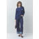 Suncoo gebreide vest met wol - donkerblauw