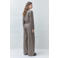 Suncoo cropped geruite blazer - grijs