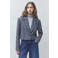 Suncoo cropped blazer met pailletten - grijs