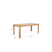 thumbnail: Zuiver eetkamertafel Oever Eettafel 180 cm Naturel (180x90 cm) Beige