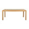 Zuiver eetkamertafel Oever Eettafel 180 cm Naturel (180x90 cm) Beige