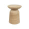 Dutchbone bijzettafel Brison Kruk/Bijzettafel Natuursteen look (35.8x35.8 cm) Grijs
