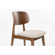 thumbnail: Dutchbone  Marais Eetkamerstoelen Walnoot kleur - Set van 2