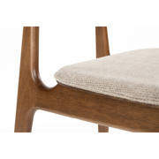 thumbnail: Dutchbone  Marais Eetkamerstoelen Walnoot kleur - Set van 2