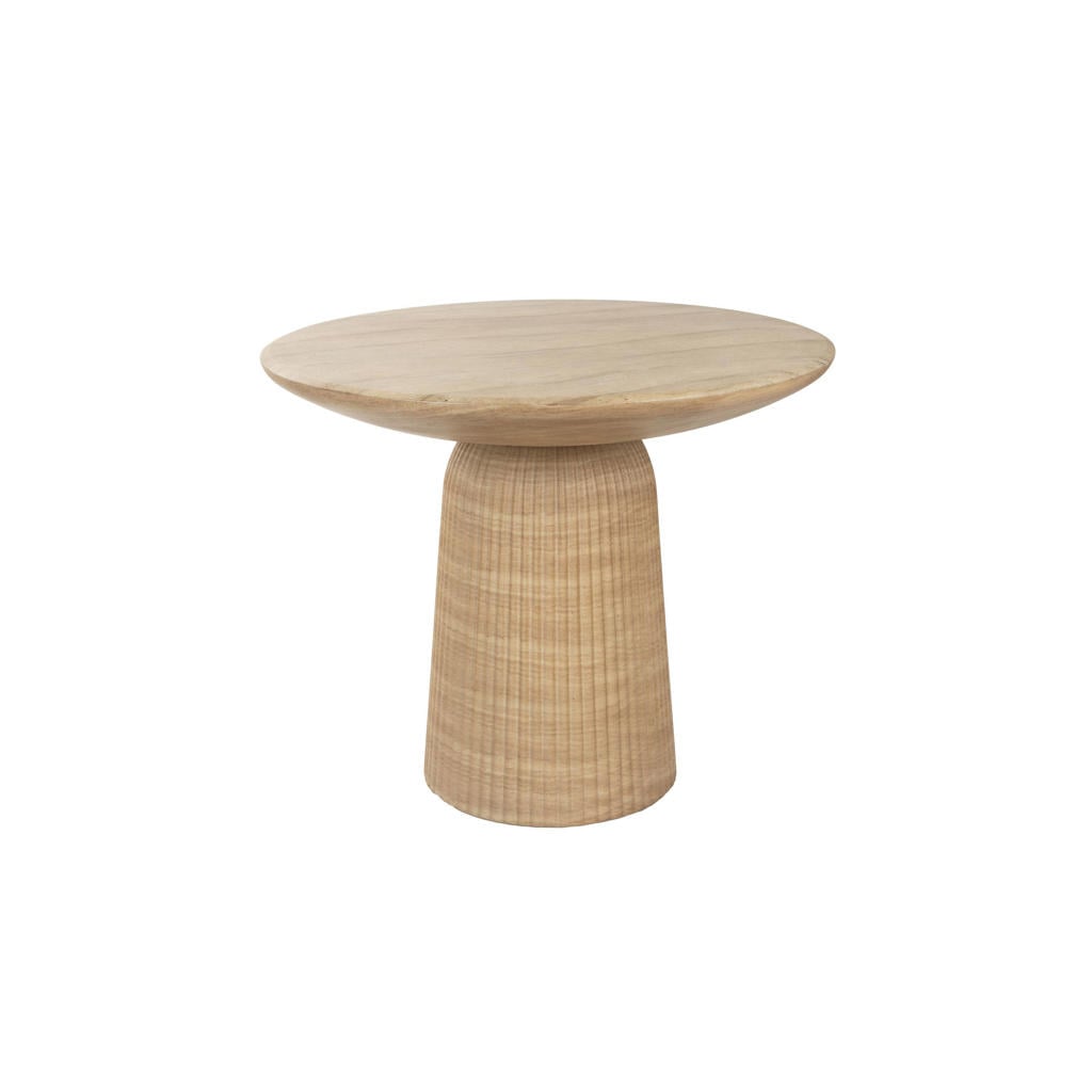 Dutchbone eetkamertafel Brison Eettafel Natuursteen look (90x90 cm) Grijs