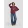 Cars sweater met print - donkerrood