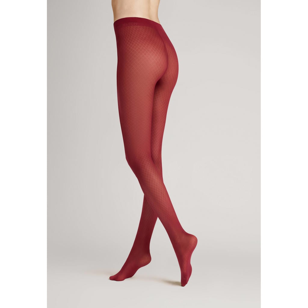 Hudson panty 40 denier Cosy Diamond rood