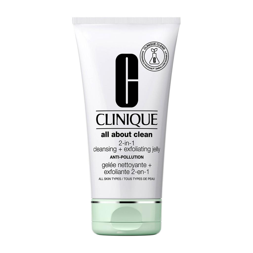 Clinique All About 2-in-1 Reinigende + Exfoliërende Gel - 150 ml