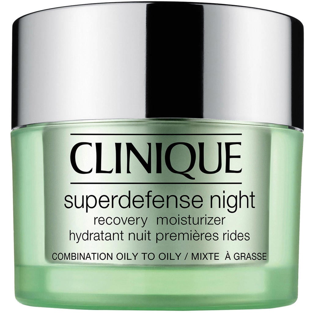 Clinique Superdefense Hydraterende Nachtcrème tegen Eerste Rimpels - Gemengde tot Vette huid