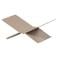 WOOOD Brook Boekenstandaard Liggend - Metaal - Donkerbruin - 12x29x17