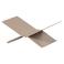 WOOOD Brook Boekenstandaard Liggend - Metaal - Zand - 12x29x17