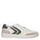 Cafe Moda leren sneakers - wit/groen