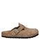 Birkenstock Boston suède clogs - lichtbruin