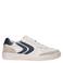 Cafe Moda leren sneakers - wit/blauw