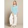 LOLALIZA gestreepte blouse - groen