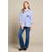 LOLALIZA gestreepte blouse met glitters - blauw