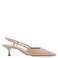 Mango imitatieleren slingback pumps - beige