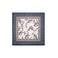 Mango bandana met all over print blauw/roze