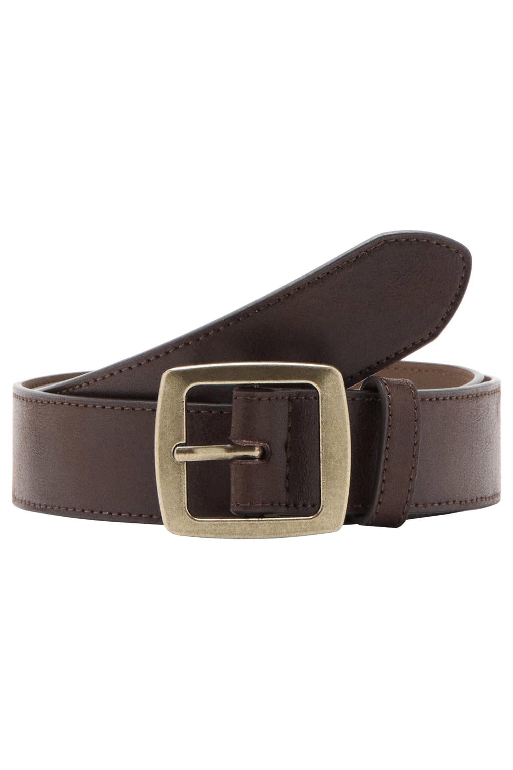 Mango riem donkerbruin