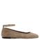 Mango suède ballerina's - beige