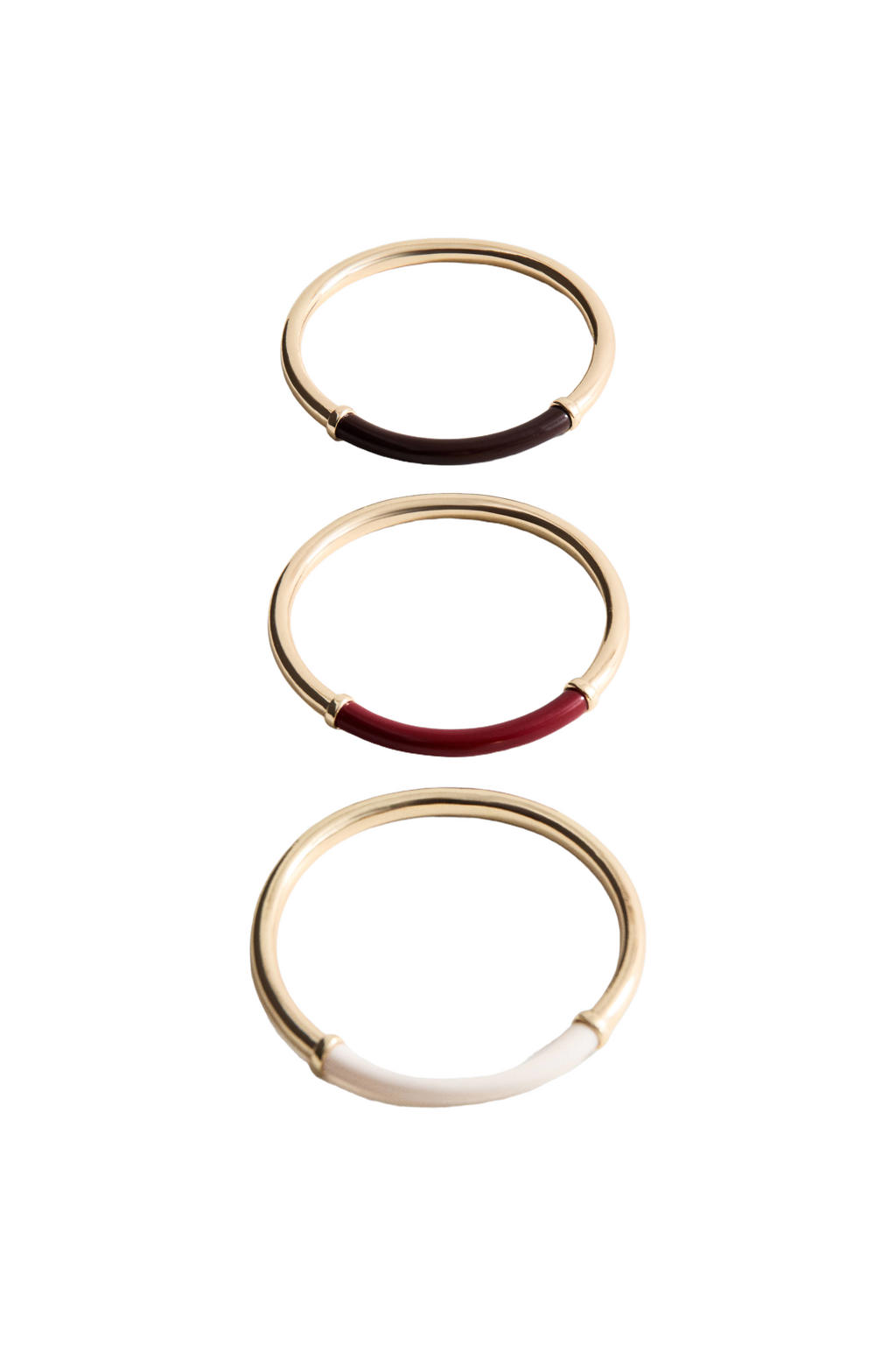 Mango armband - set van 3 goudkleurig