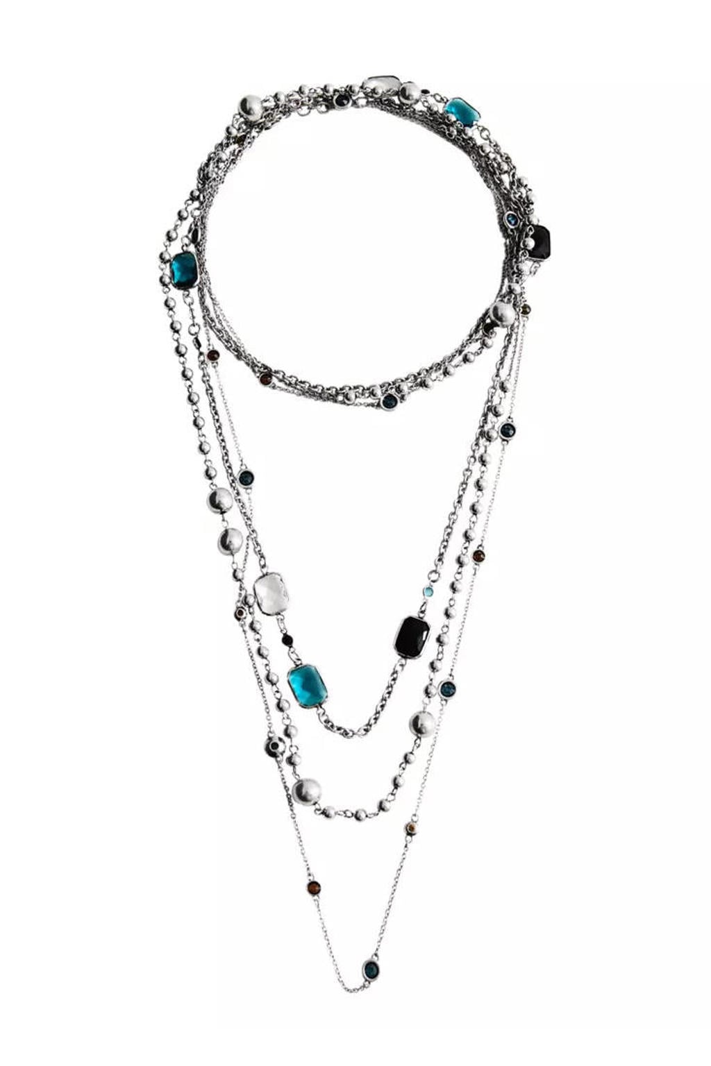 Mango ketting zilverkleurig