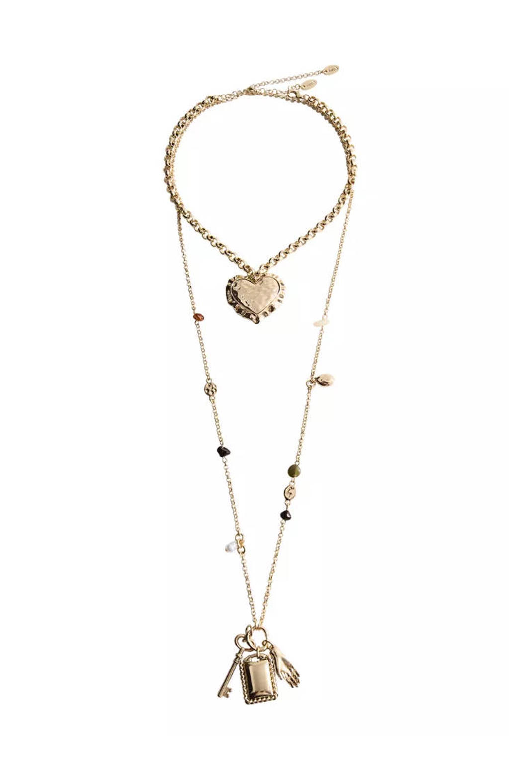 Mango ketting goudkleurig