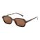Mango zonnebril met tortoise print bruin