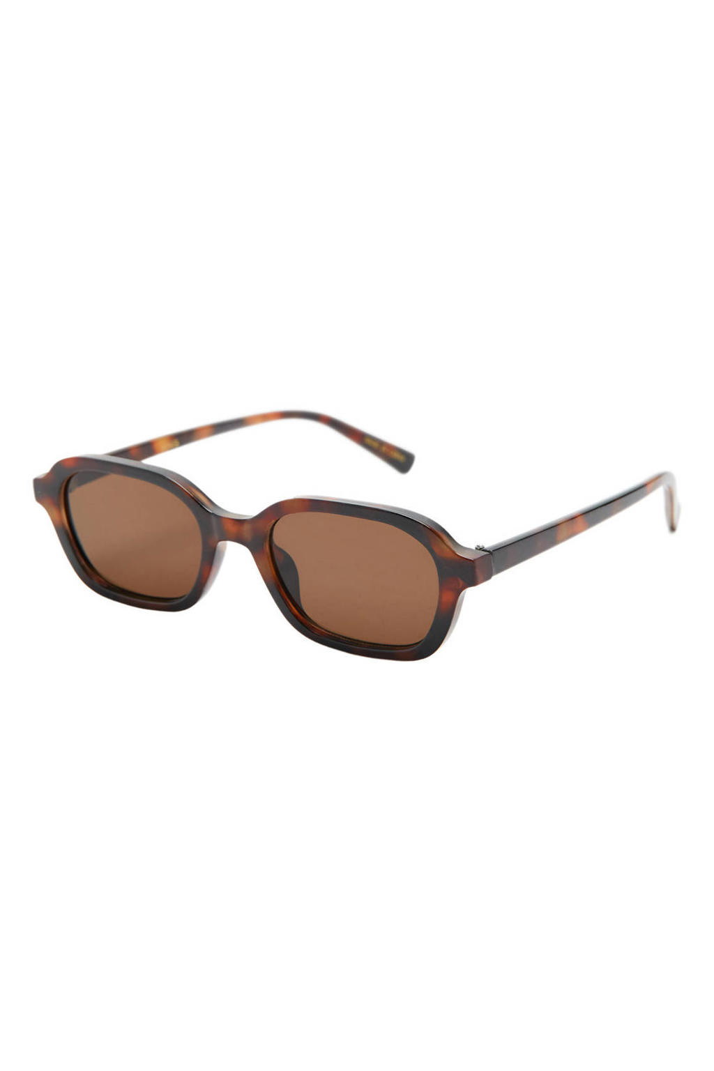 Mango zonnebril met tortoise print bruin