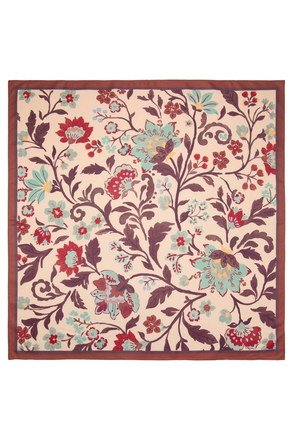 Mango sjaal met all over print beige