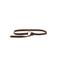 Mango suede riem bruin