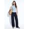 MANGO TEEN mouwloze top met ruches en smockwerk - lichtblauw