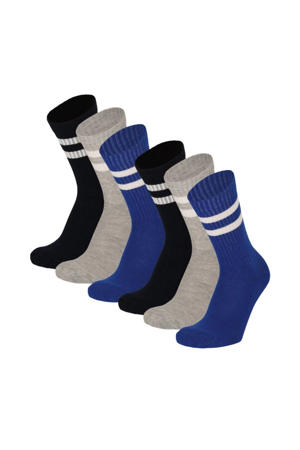 Sokken - Unisex - Multi blauw - 6-Pack
