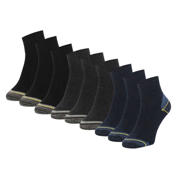 thumbnail: Apollo Quarter werksokken - Multicolor - 9-Pack