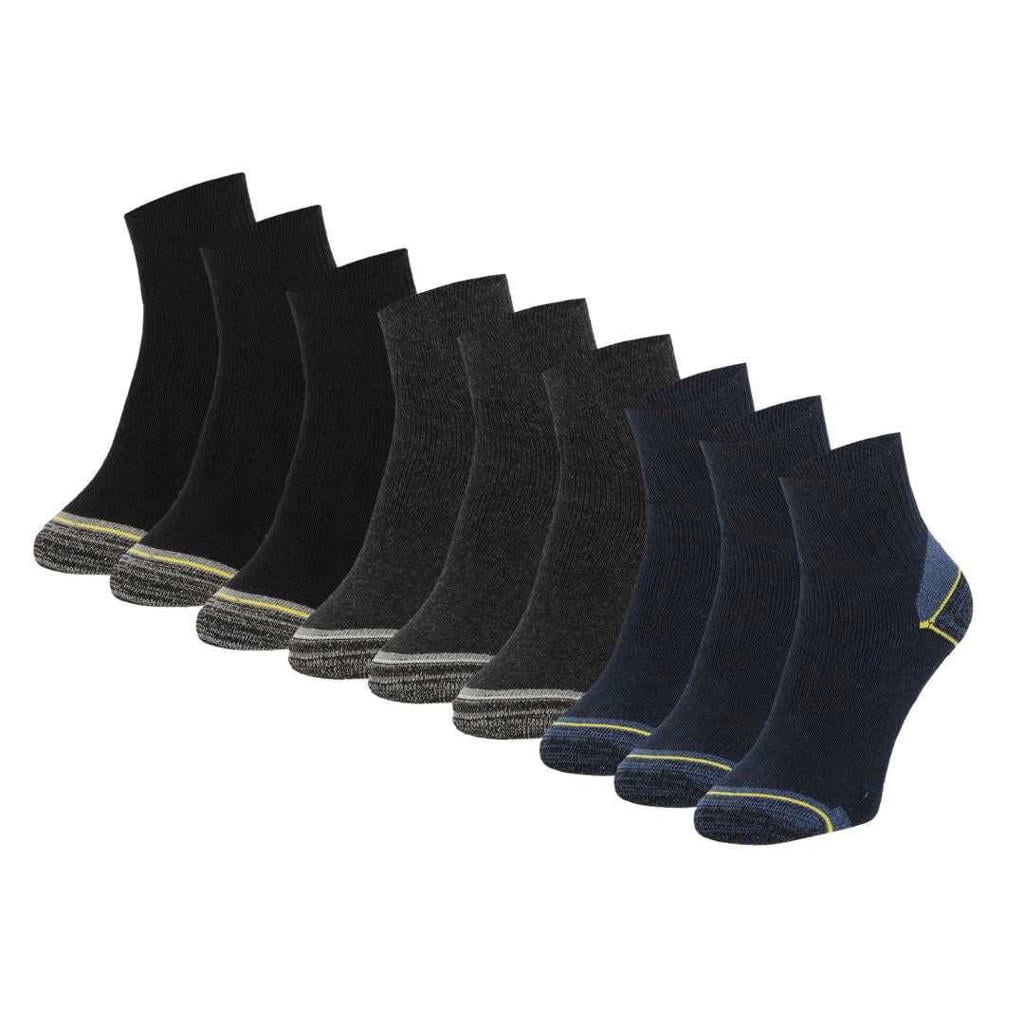 Apollo Quarter werksokken - Multicolor - 9-Pack