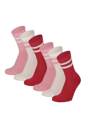 Sokken - Unisex - Multi roze - 6-Pack