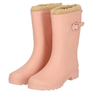 Regenlaarzen Dames - Fake Fur - 100% Rubber