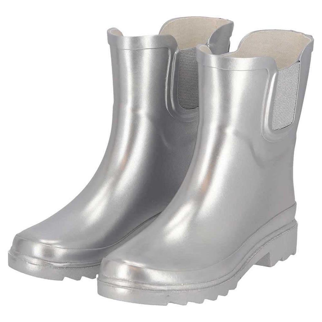 XQ Chelsea regenlaarzen - Metallic