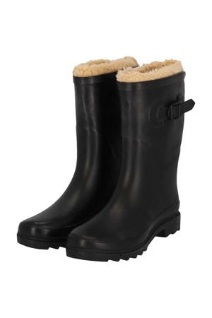 Regenlaarzen Dames - Fake Fur - 100% Rubber