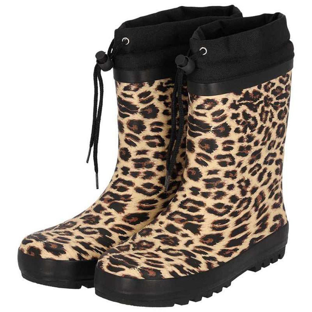 XQ Regenlaarzen Dames - Panterprint
