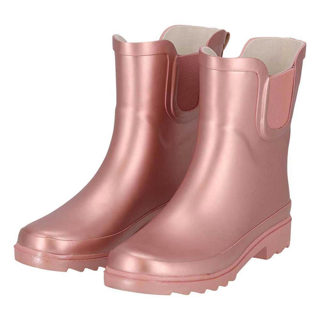 XQ Chelsea regenlaarzen - Metallic