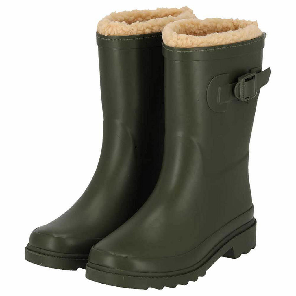 XQ Regenlaarzen kinderen - Unisex - Fake Fur voering