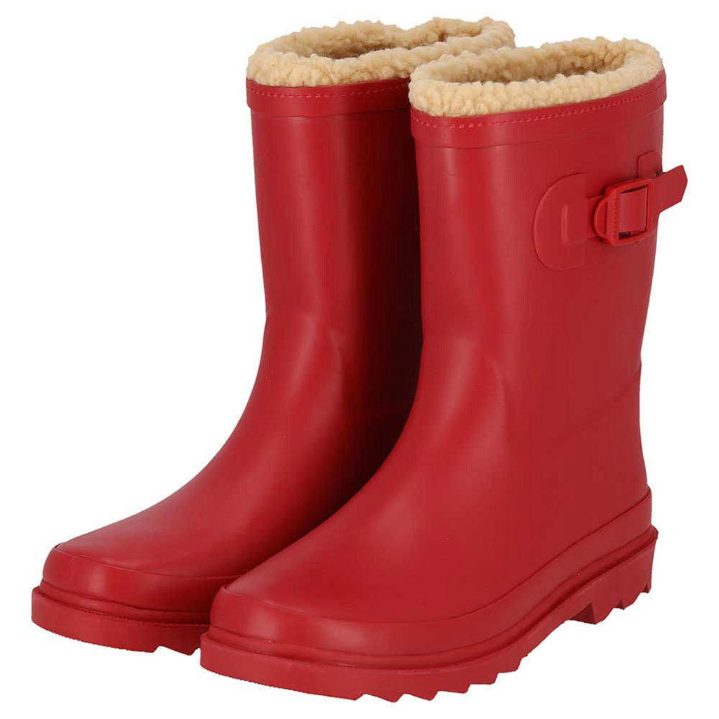 XQ Regenlaarzen kinderen - Unisex - Fake Fur voering